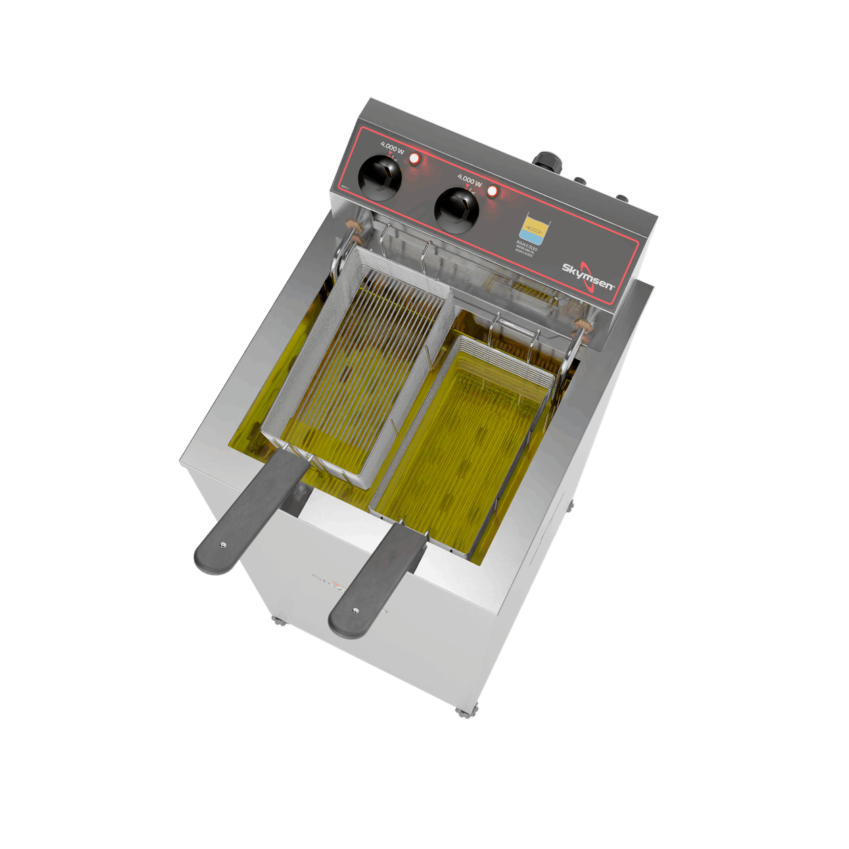 FRITADEIRA ELÉTRICA ÁGUA E ÓLEO 15 LITROS DE PISO 8000W 220V FAP8 SKYMSEN - Foto 4