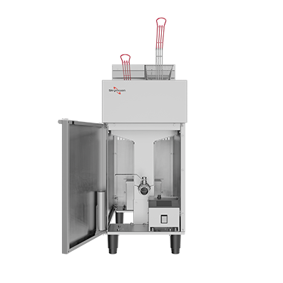 FRITADEIRA ELÉTRICA ÁGUA E ÓLEO, 25L 220V TRIFÁSICA 15000W FE25 SKYMSEN - Foto 4