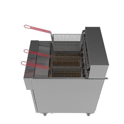 FRITADEIRA ELÉTRICA ÁGUA E ÓLEO 38L 220V TRIFÁSICA 18000W FE38 SKYMSEN - Foto 3
