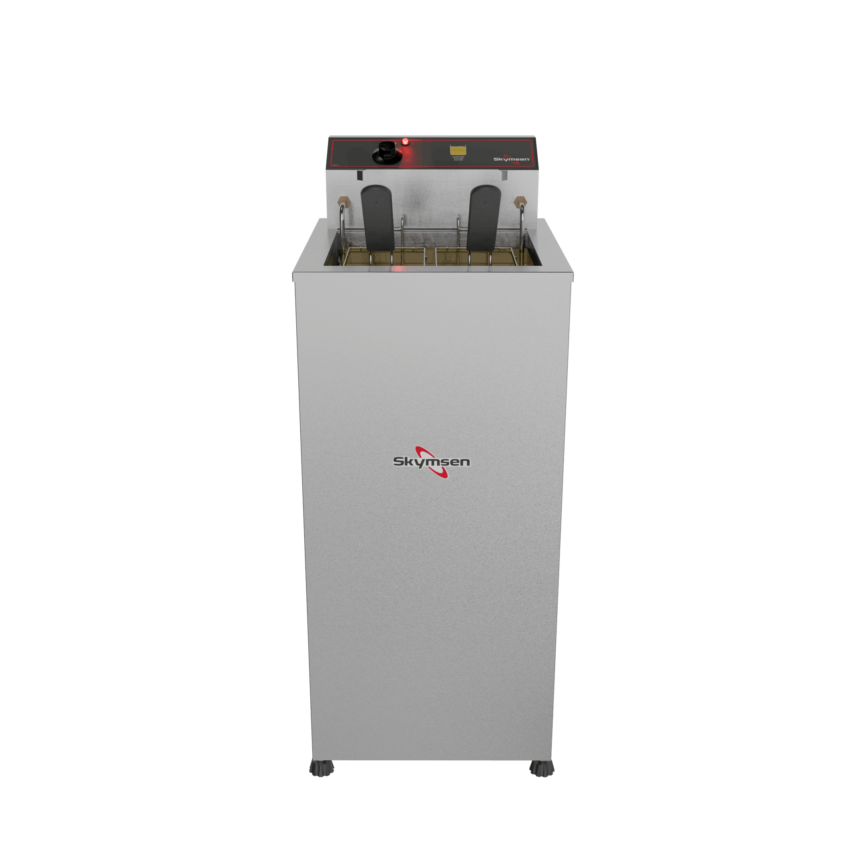 FRITADEIRA ELÉTRICA ZONA FRIA 15L DE PISO 5000W 220V FZP SKYMSEN