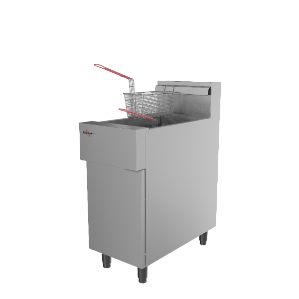 Fritadeira a Gás Zona Fria, 20L Inox Controlador Digital GLP/GN FG20 CD 110/220V