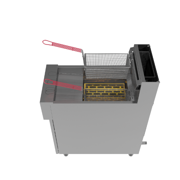 Fritadeira a Gás Zona Fria, 20L Inox Controlador Digital GLP/GN FG20 CD 110/220V - Foto 2