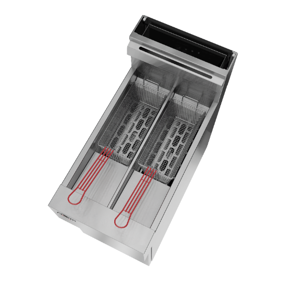 Fritadeira a Gás Zona Fria 2x12,5L Inox FG25S GN - Foto 4