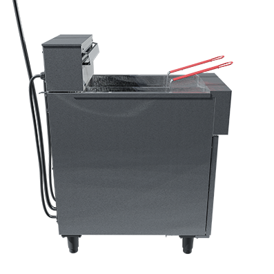 FRITADEIRA ELÉTRICA SPLIT ZONA FRIA 2x14L INOX 16000W 220V TRIFÁSICA FE28S SKYMSEN - Foto 2