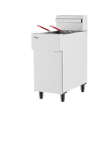FRITADEIRA ELÉTRICA SPLIT ZONA FRIA 2x14L INOX 16000W 220V TRIFÁSICA FE28S SKYMSEN - Foto 7