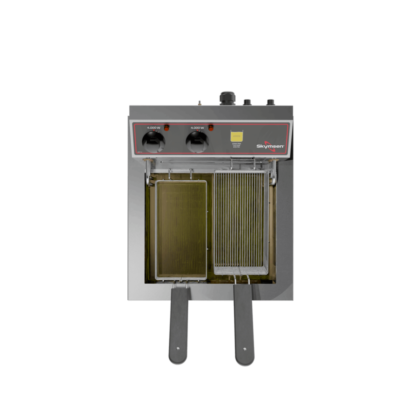 FRITADEIRA ELÉTRICA ZONA FRIA 15L INOX DE MESA 8000W 220V FZM8 SKYMSEN - Foto 3