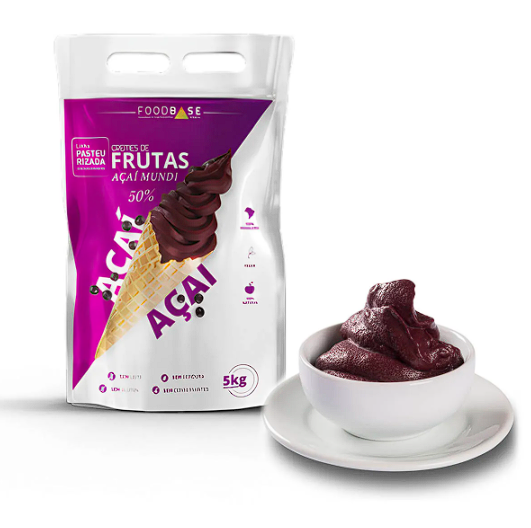 CALDA PRONTA DE AÇAÍ SOFT 5L FOODBASE - Foto 2