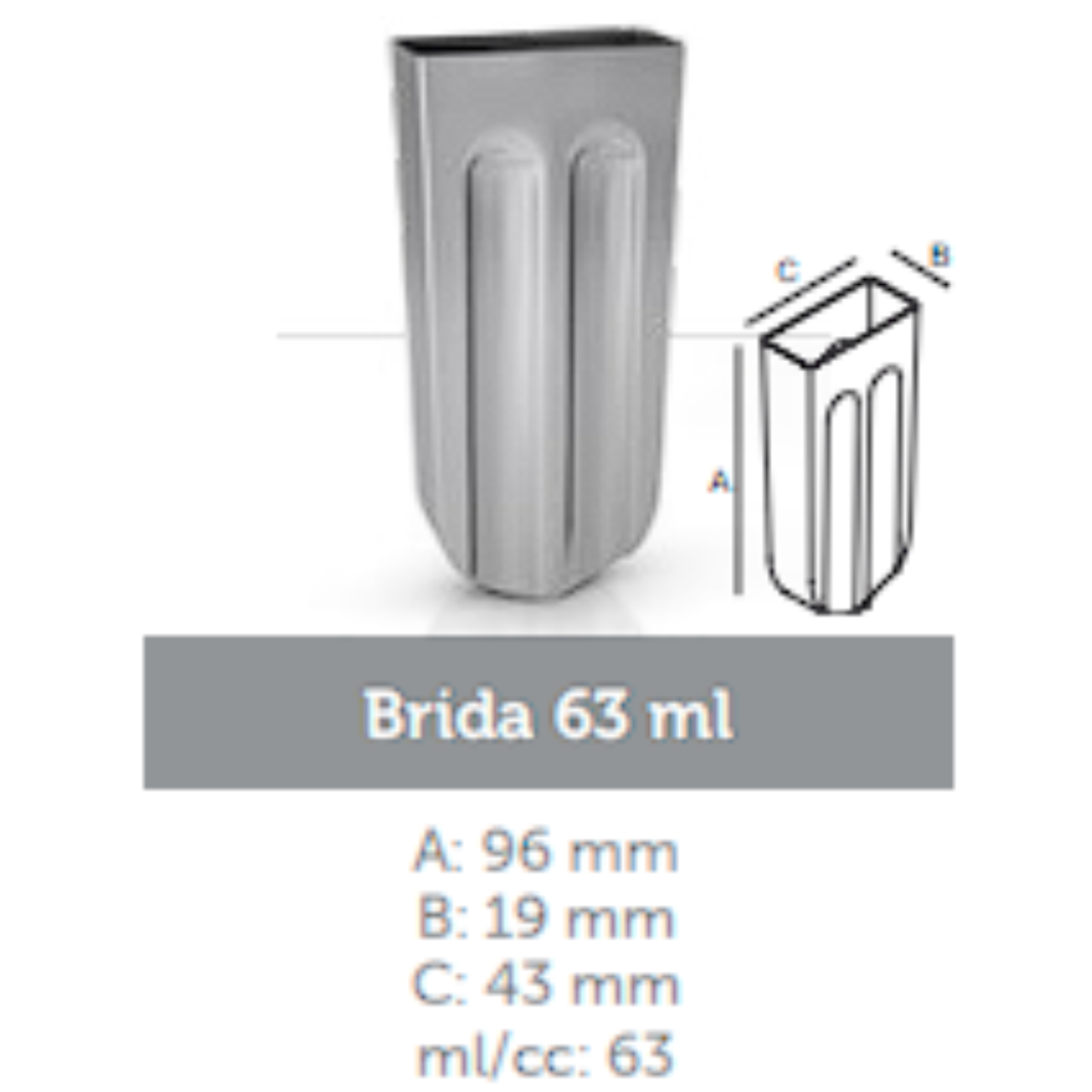FORMA PICOLÉ MOLDE BRIDA (63ML) 22 CAVIDADES - ATAFORMA - Foto 3