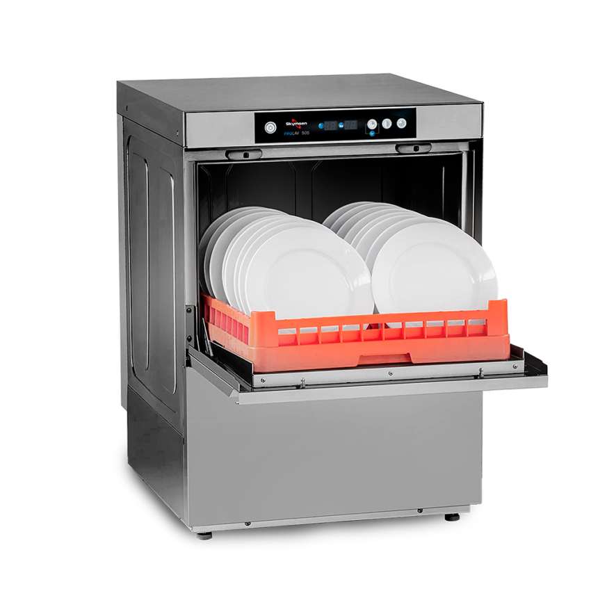 LAVADORA DE LOUÇAS DE ABERTURA FRONTAL PARA RACKS DE 50 CM 220V TRIFÁSICA