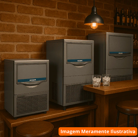 MÁQUINA DE GELO EM CUBOS 95KG/DIA SRM-105A - 220V MACOM - Foto 5