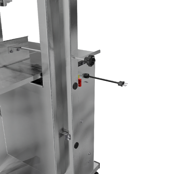SERRA FITA PARA CARNE INOX COM EMPURRADOR MESA MÓVEL REGULADOR DE CORTE LÂMINA DE 2.820mm SL282 127V SKYMSEN - Foto 8