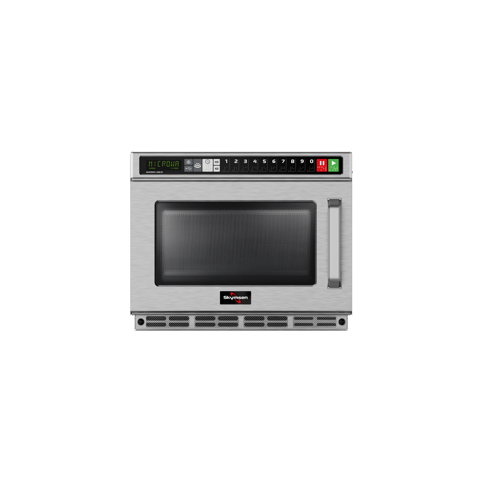 FORNO MICRO-ONDAS COMERCIAL HEATRON 1.800 W COM DUPLO MAGNETRON MW1800D 220V SKYMSEN - Foto 3