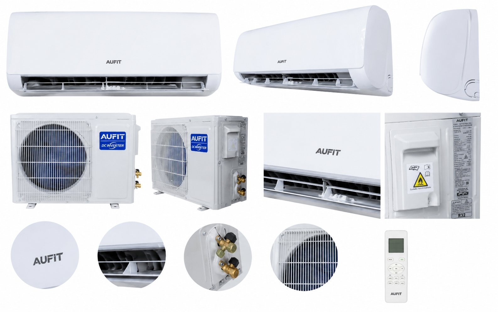 AR CONDICIONADO SPLIT HI WALL INVERTER 30.000BTUS FRIO R32 AUF-30COQG 220V AUFIT - Foto 6